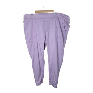 Denim & Company D & Co Tall Comfy Knit Jogger Size 2X T Lavender Pink